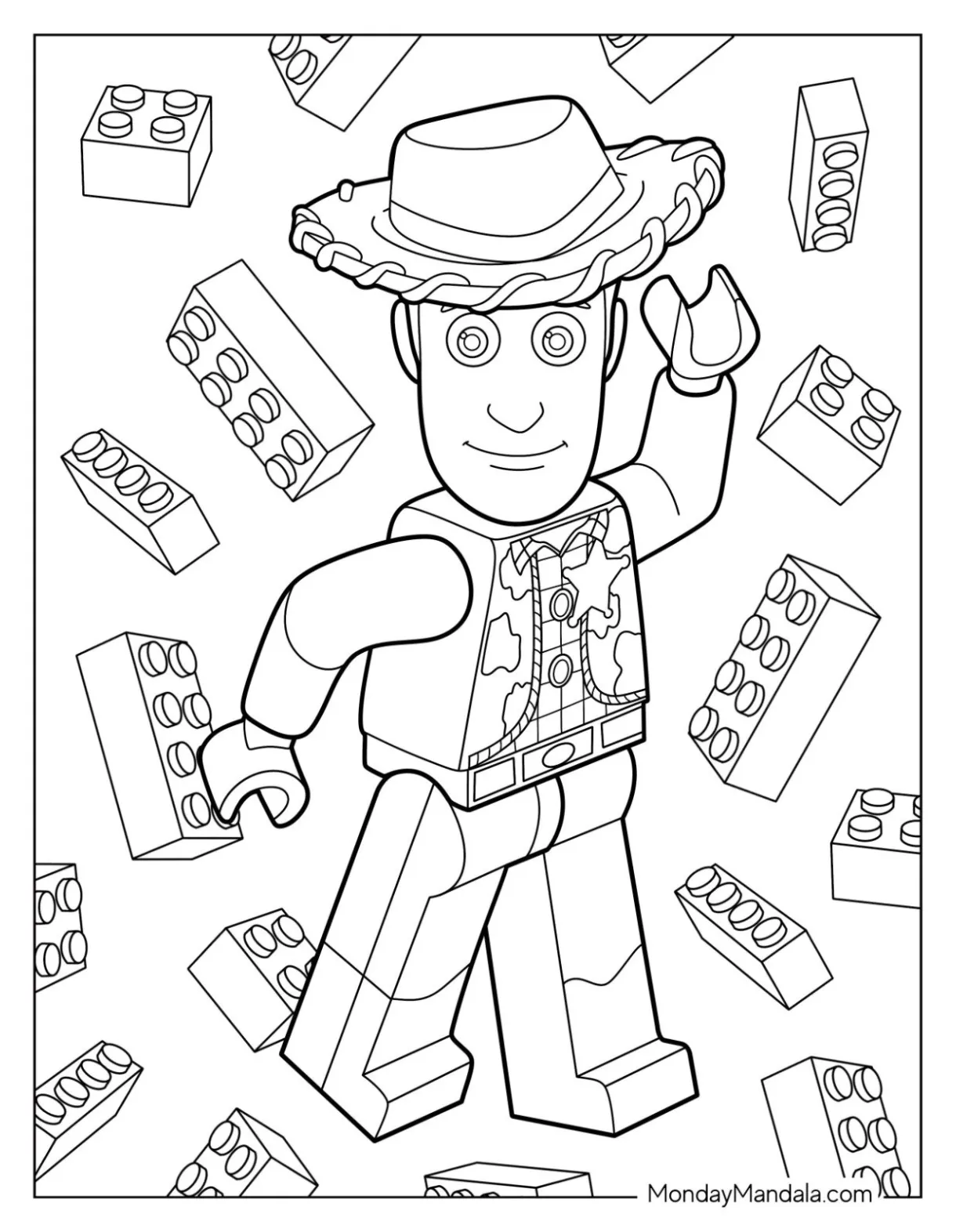 24 woody coloring pages free pdf printables printable coloring page