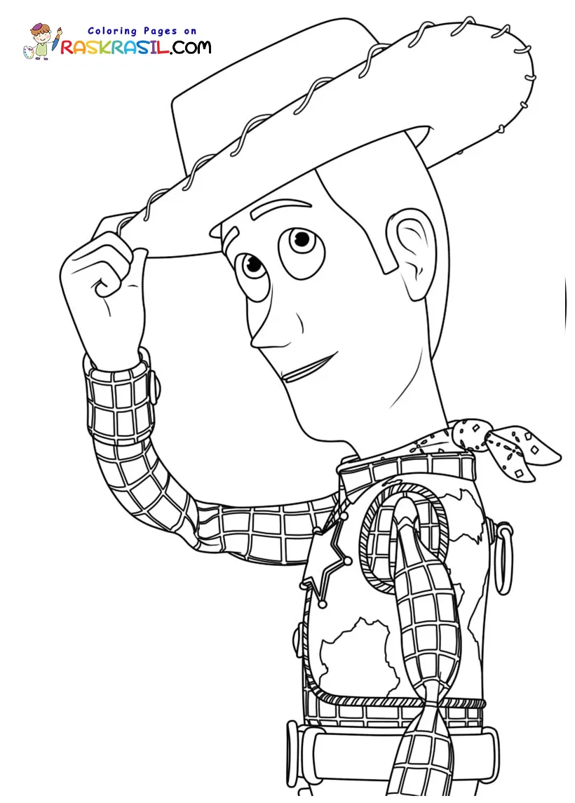 Toy story woody face coloring pages coloring pages