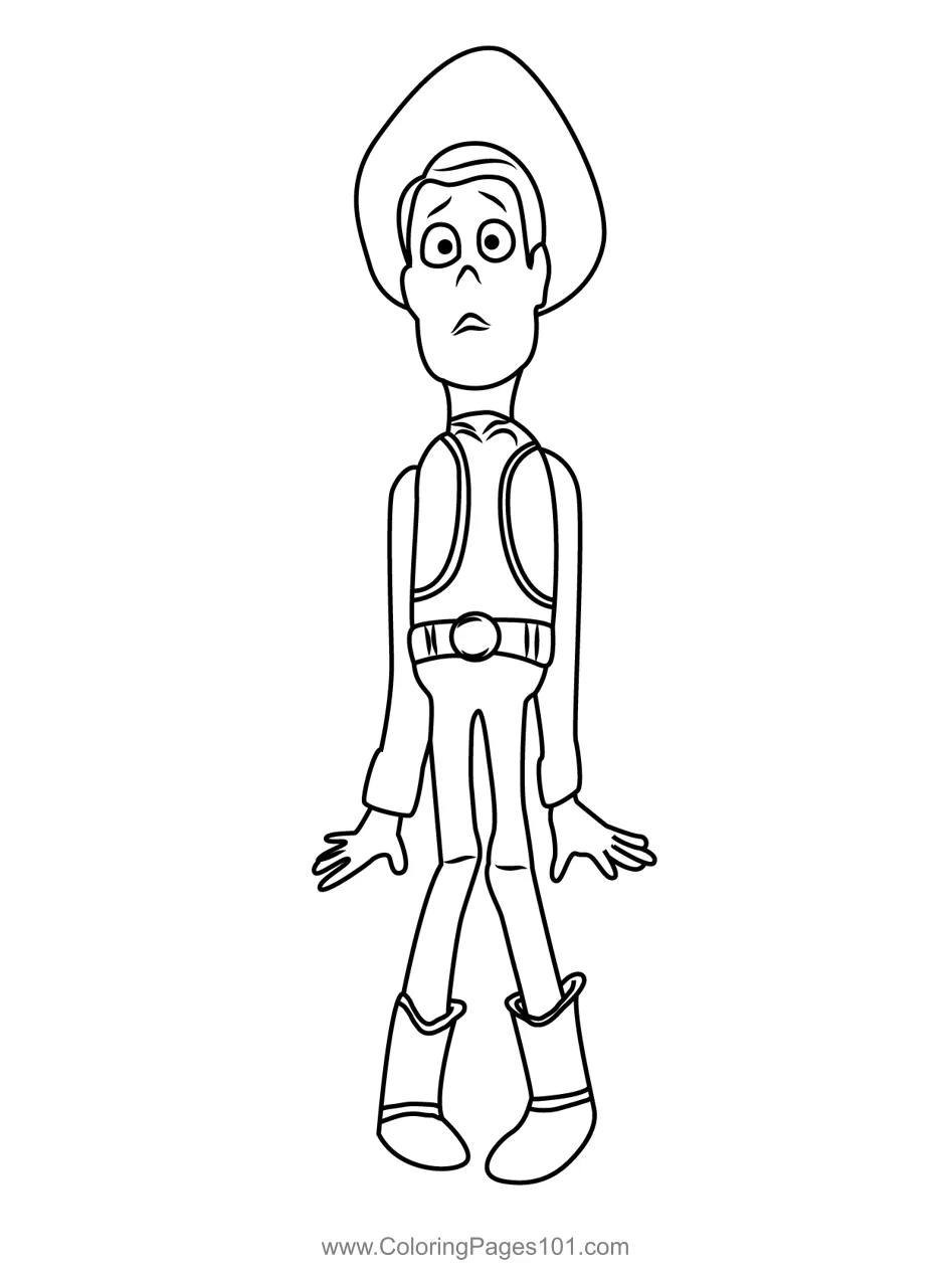 Toy story woody face coloring pages coloring pages