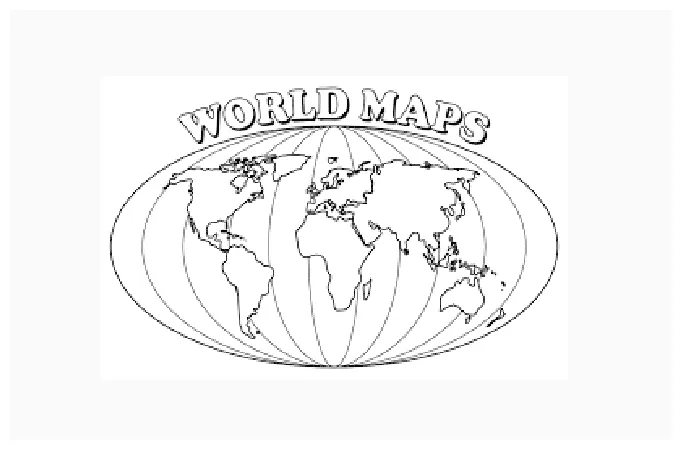 Map of World coloring page - Download, Print or Color Online for Free