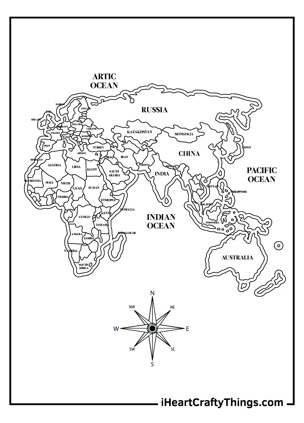 16 World Map Coloring Page Ideas World Map Coloring Page Coloring Images