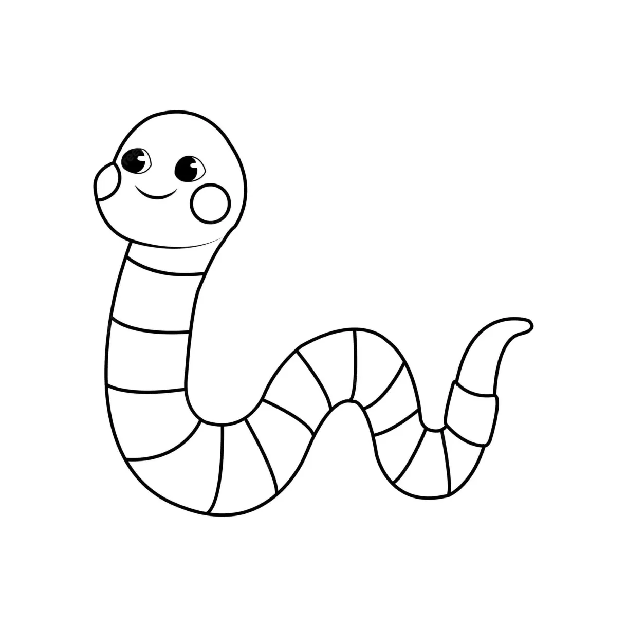 Worm coloring pages coloringlib