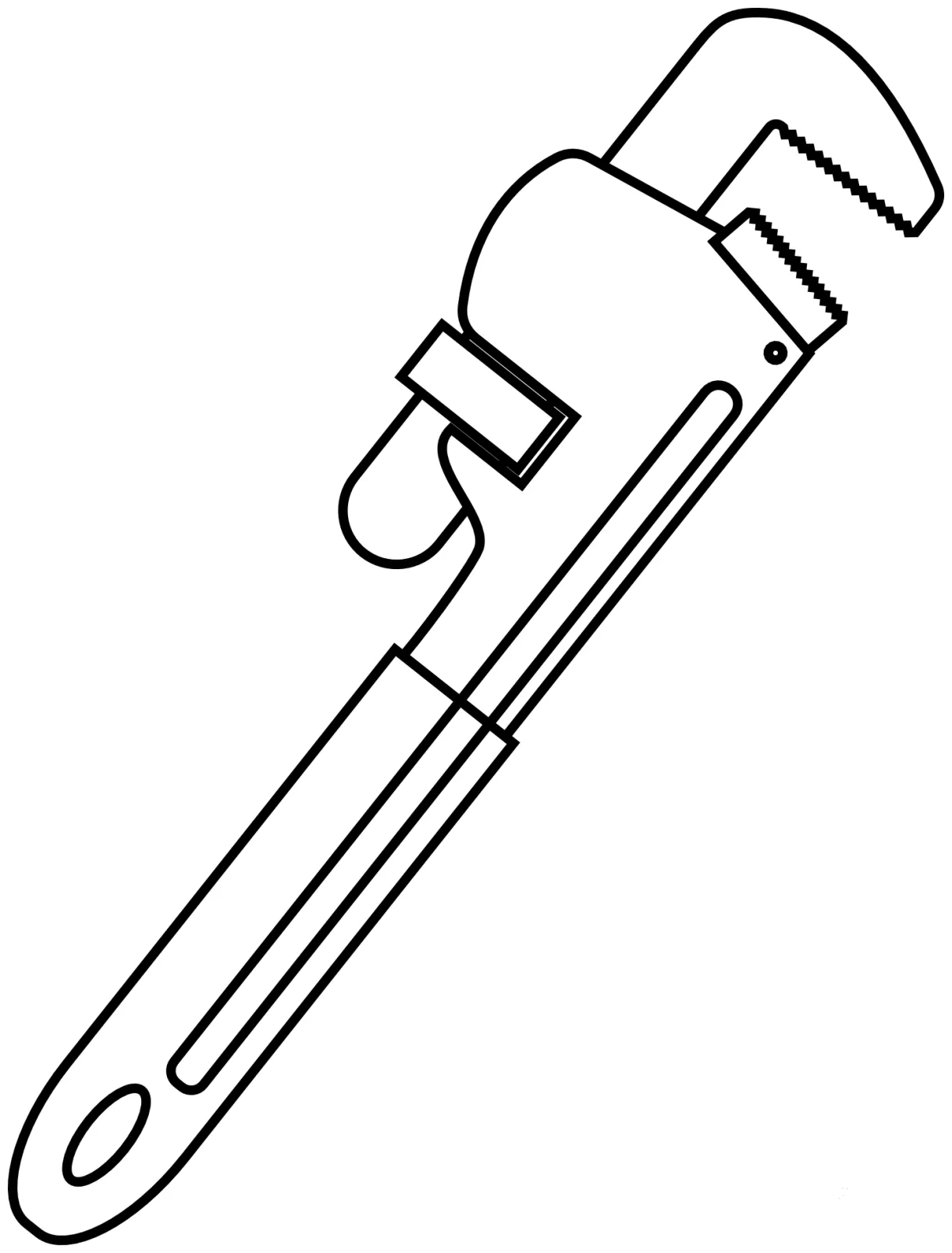 Wrench tool coloring page colouringpages