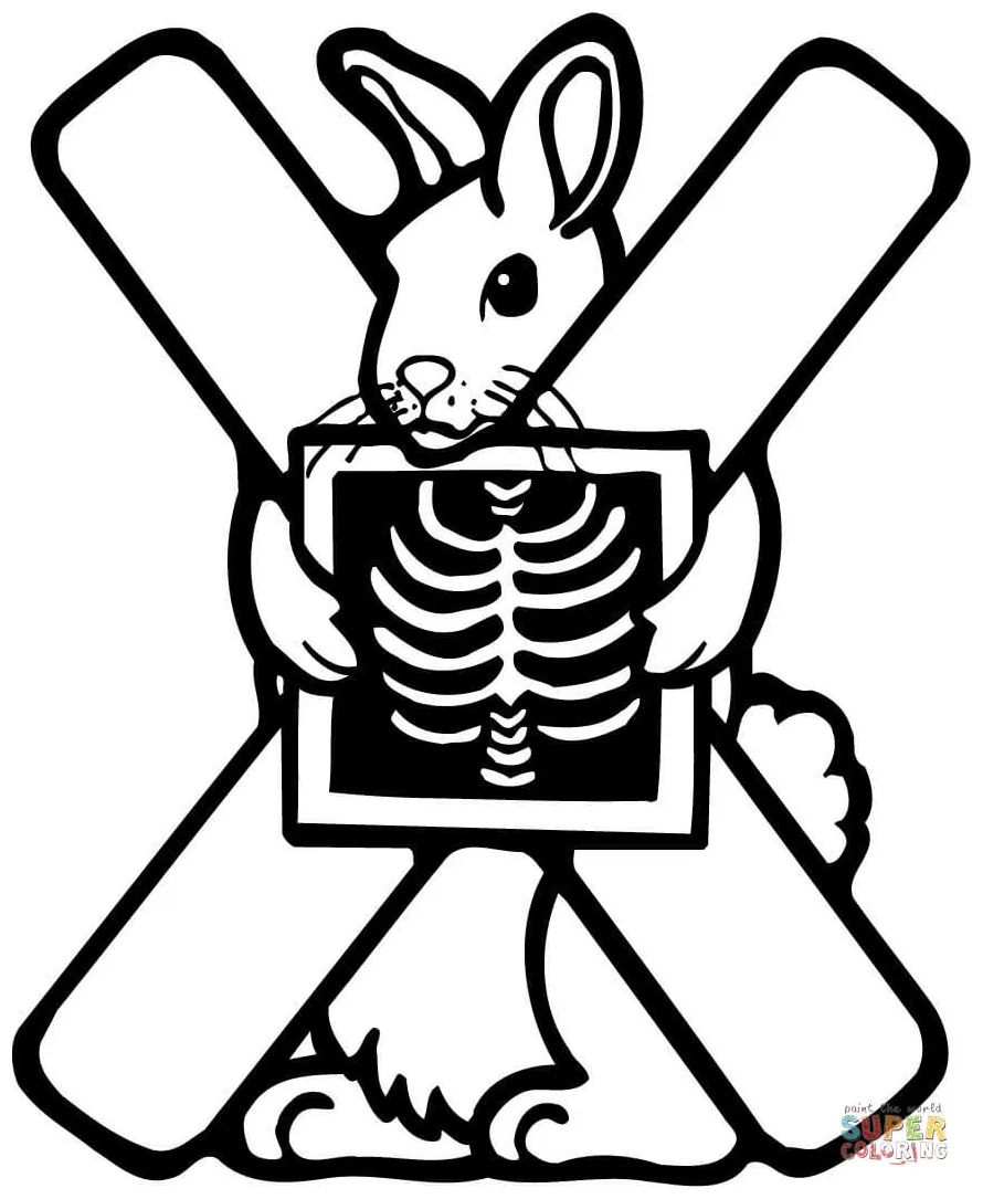 X ray coloring pages coloring home