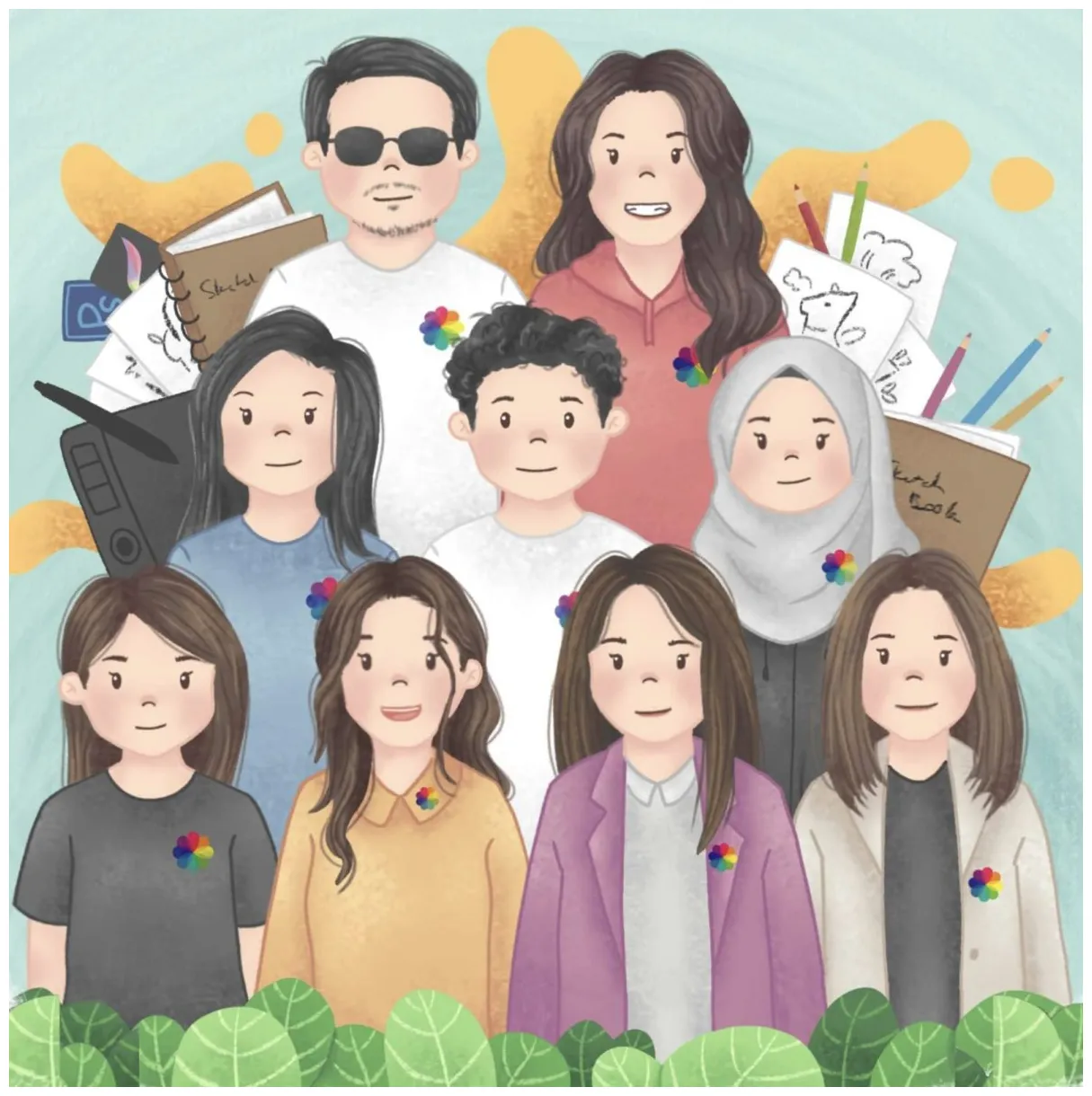 20 yin & yang coloring pages free pdf printables