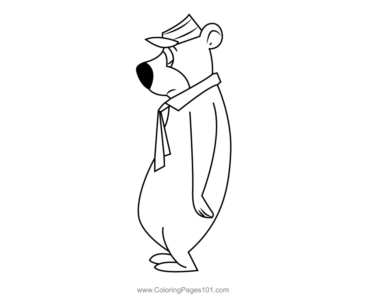 Sad for kids free yogi bear printable