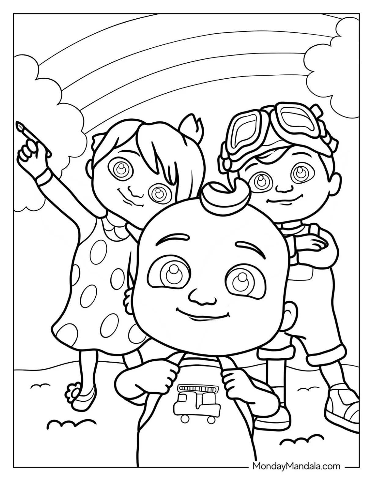 Cocomelon coloring pages