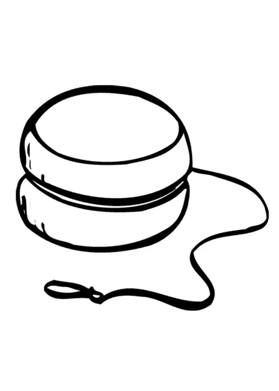 Coloring page yo-yo free printables img 9571