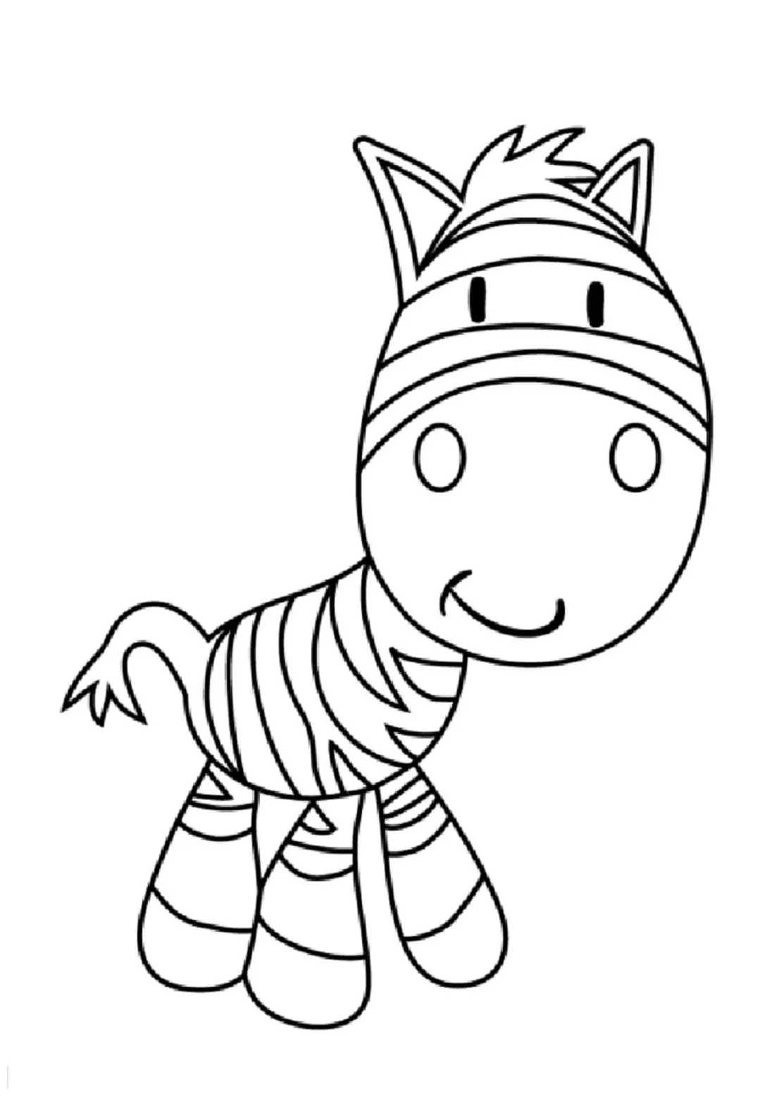 Zebra smile coloring page download, print or color online for free printable coloring page