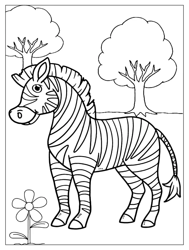 Zebra Without Stripes Coloring Page Stripes Coloring Pages at