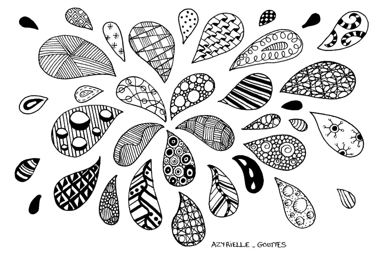 30+ Coloring Page Zentangle
