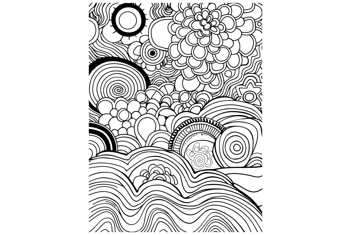 Zentangle Coloring Page Graphic by Forhadx5 · Creative Fabrica