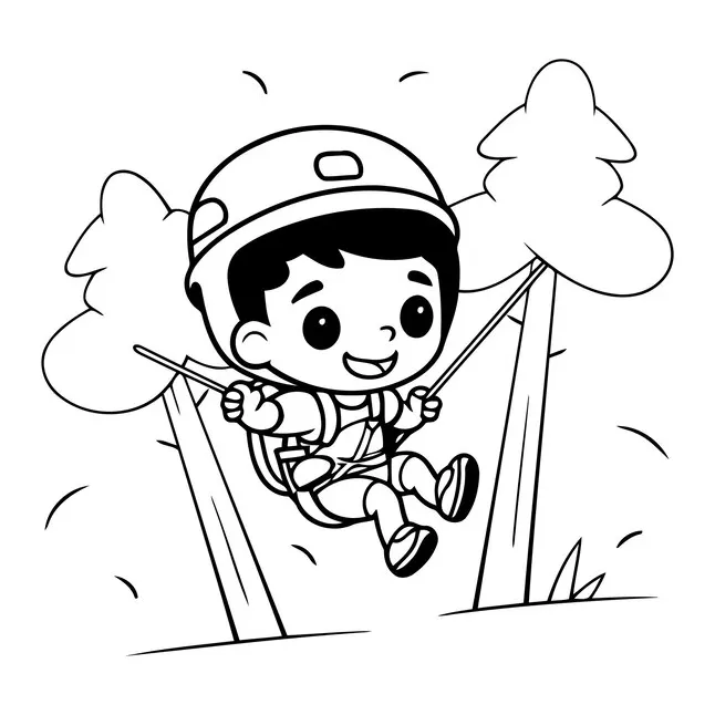 Zipline Coloring Images - Free Download on Freepik