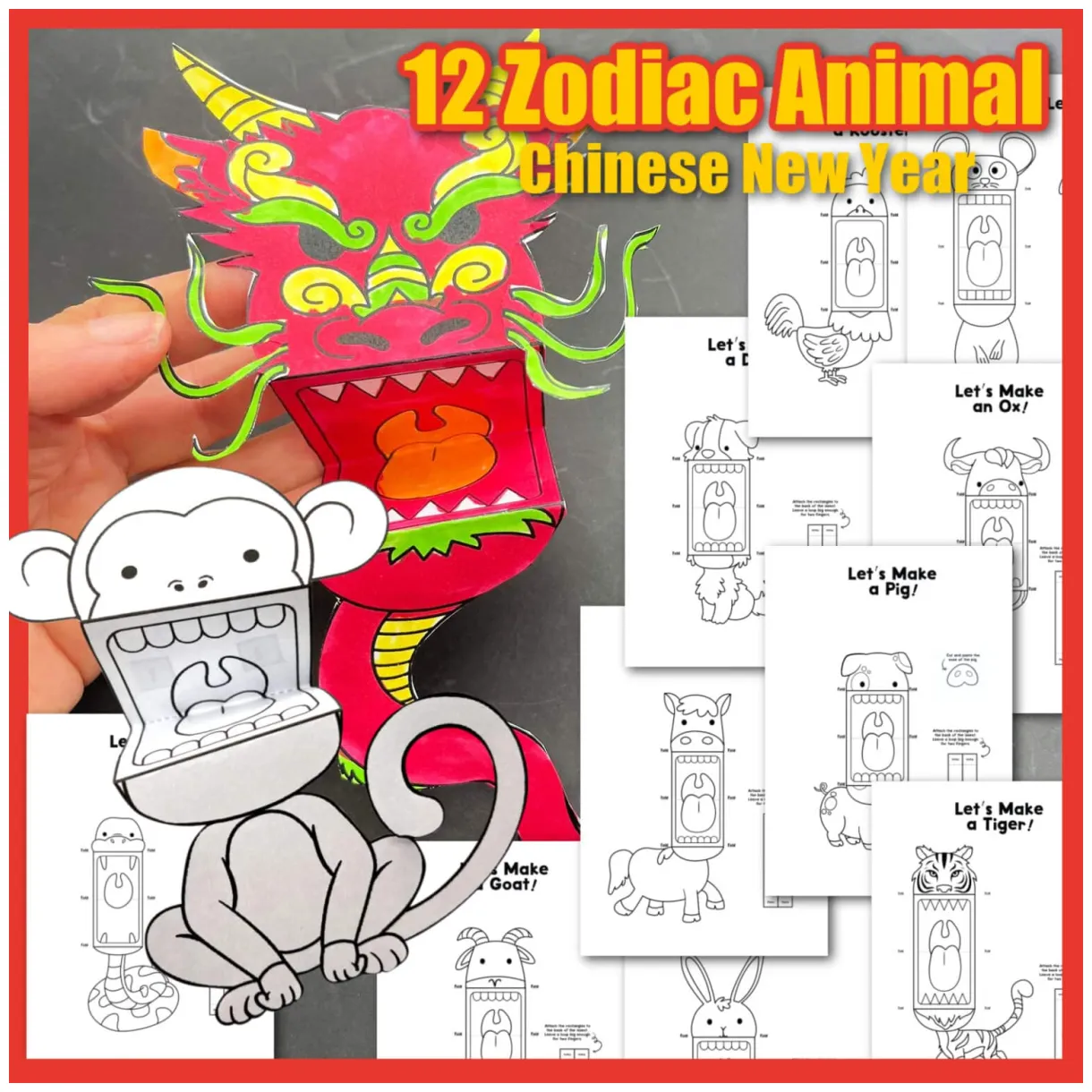 12 3d s red ted art kids crafts