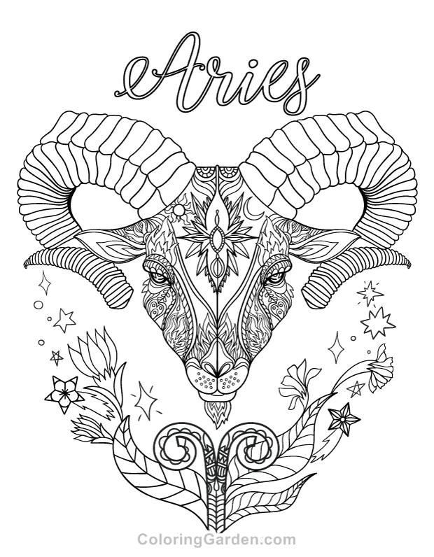 Zodiac Coloring Pages Free Coloring Pages