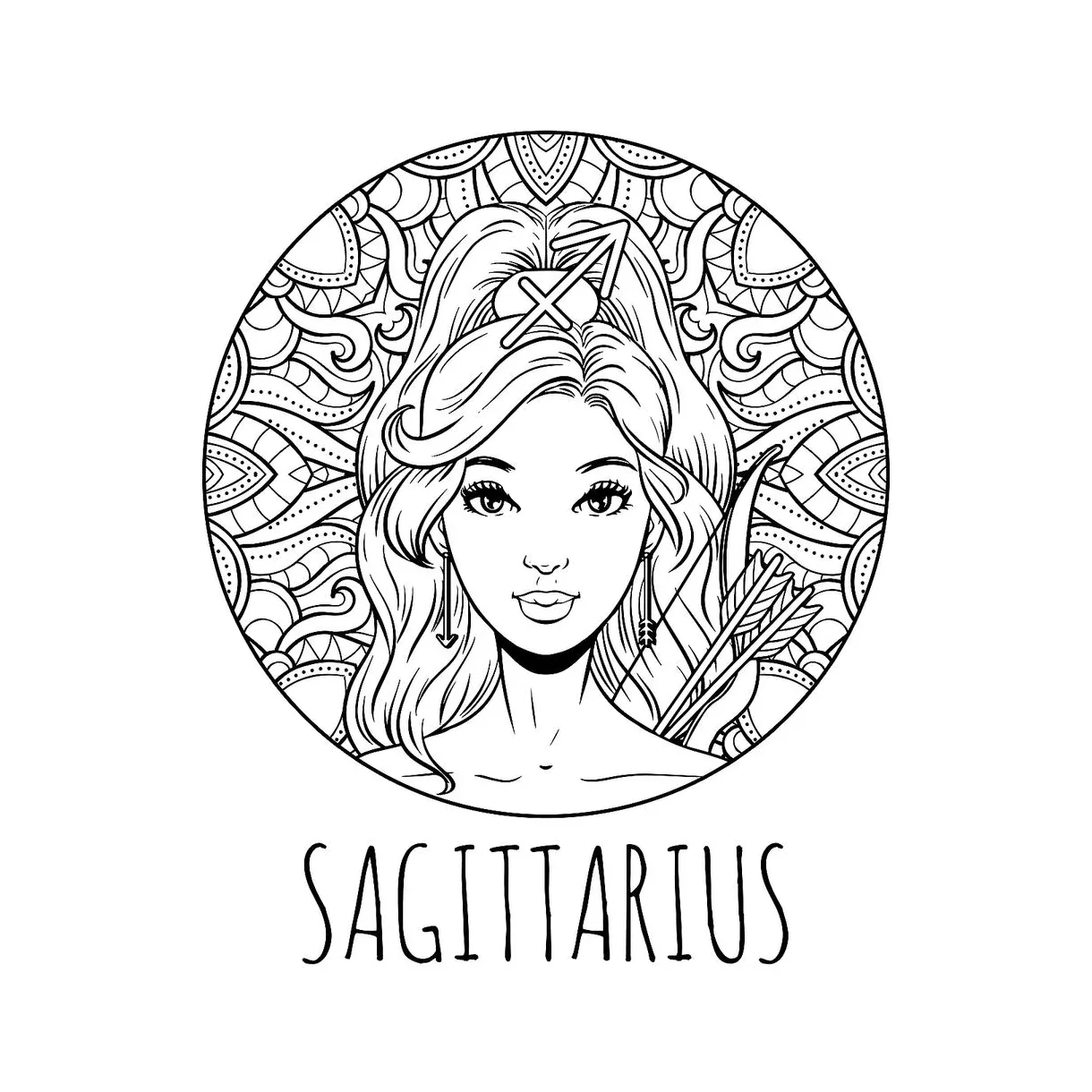 Printable Zodiac Coloring Pages - Printable Templates