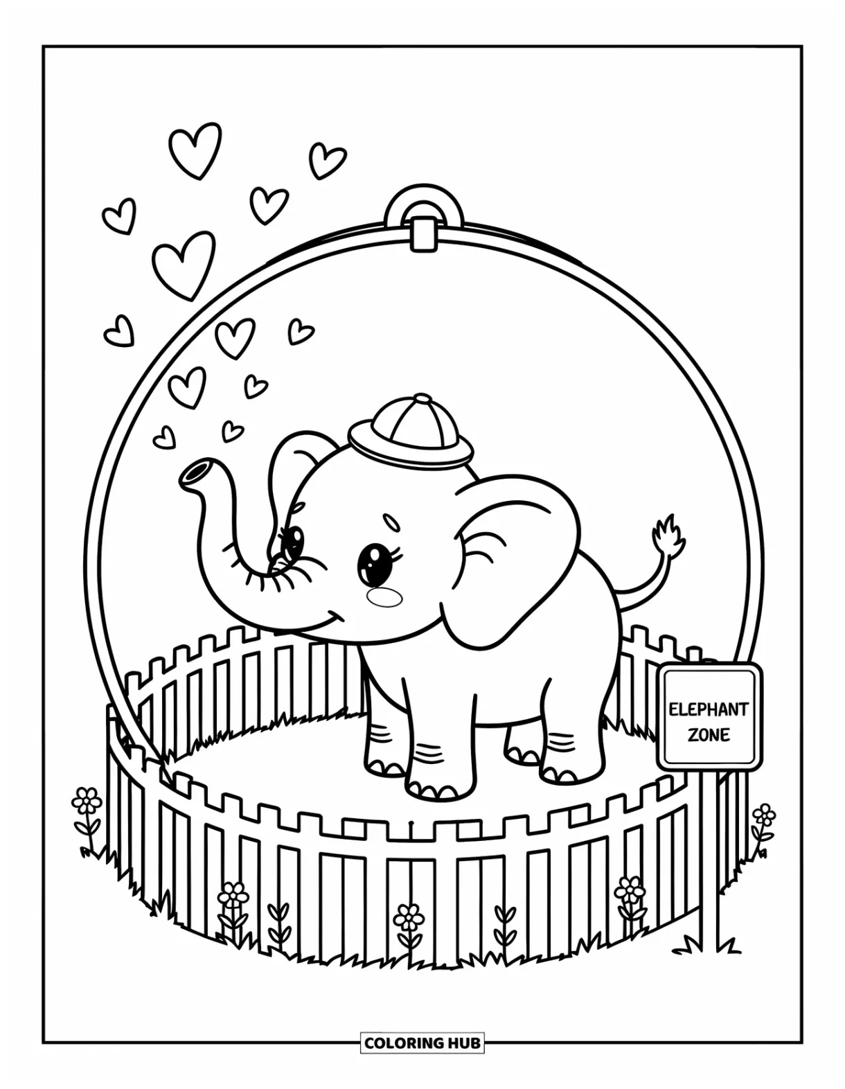 125+ zoo coloring pages for kids & adults free printable pdfs