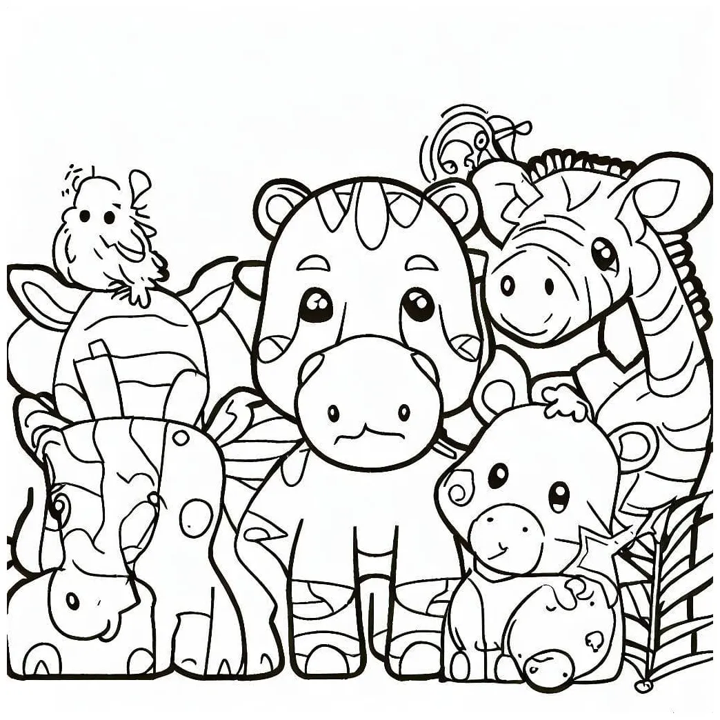 Zoo coloring pages coloringlib