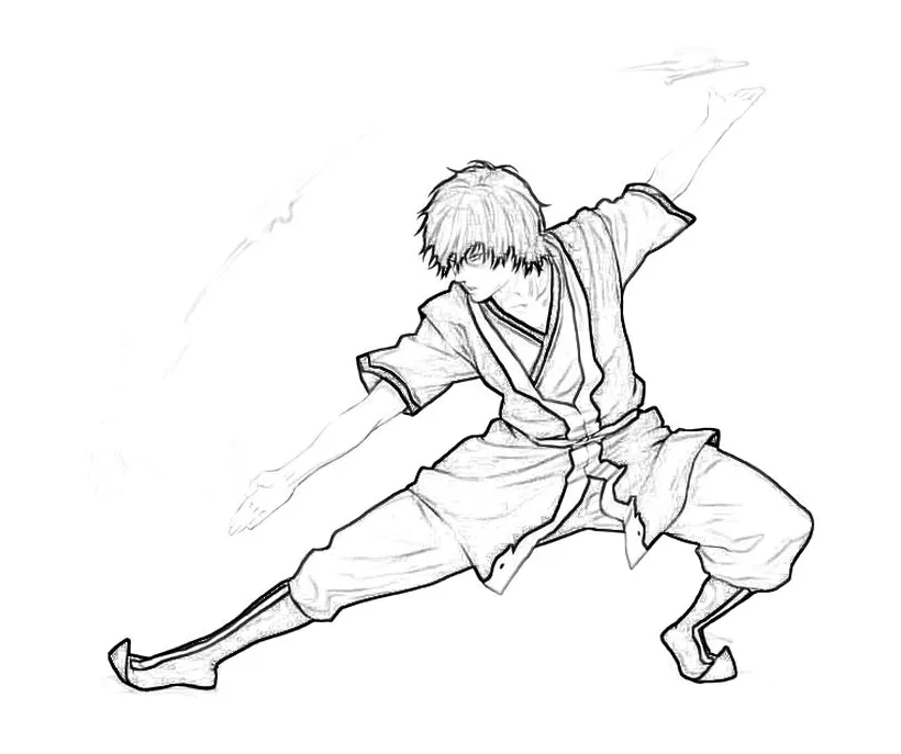 Azula s coloring pages